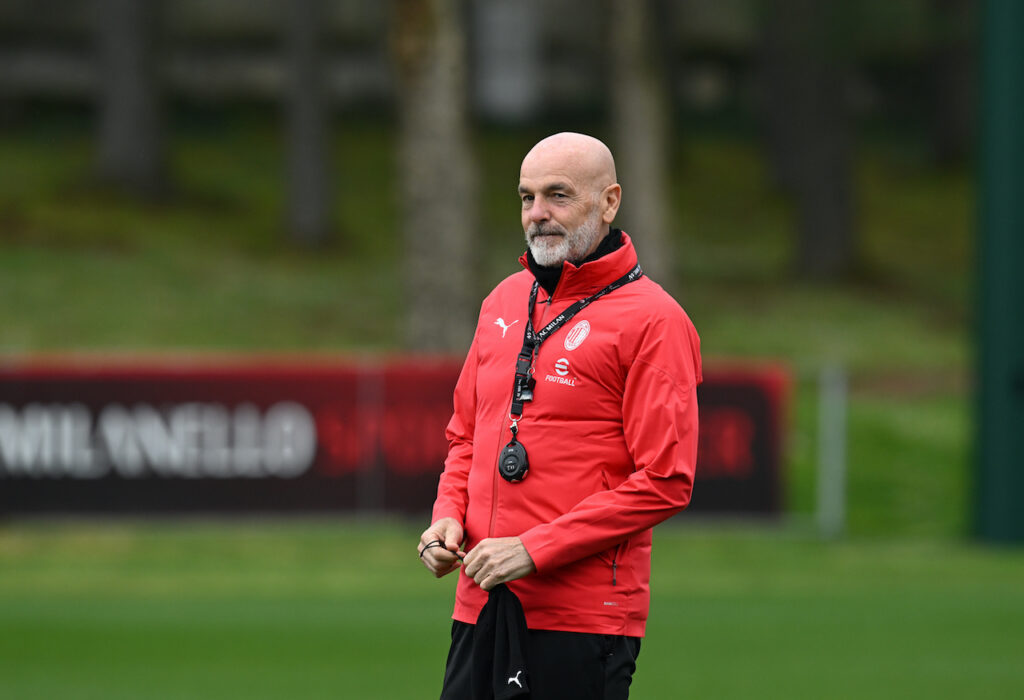 Stefano Pioli AC Milan allenamento Milanello