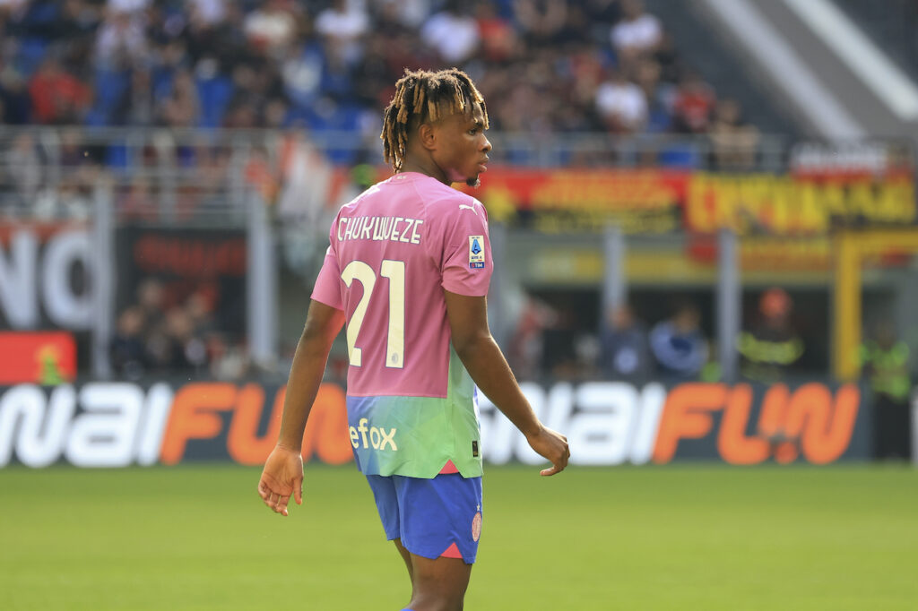 Samuel Chukwueze AC Milan Milan-Lecce 3-0 Serie A 2023-2024