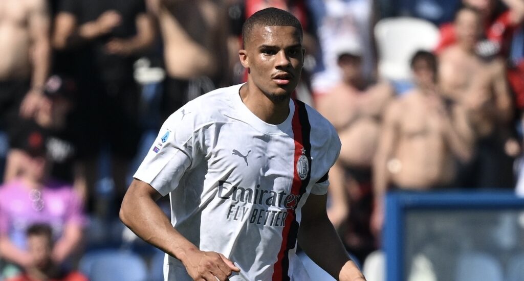 Malick Thiaw AC Milan Sassuolo-Milan 3-3 Serie A 2023-2024