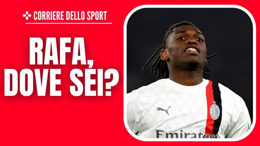Rafael Leao AC Milan Roma-Milan 2-1 Europa League 2023-2024
