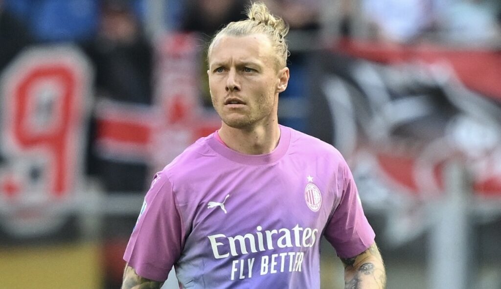 Simon Kjaer AC Milan Milan-Lecce 3-0 Serie A 2023-2024