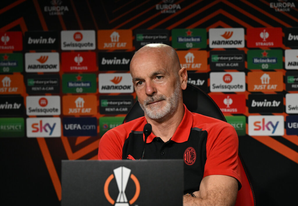 Stefano Pioli AC Milan conferenza stampa Europa League