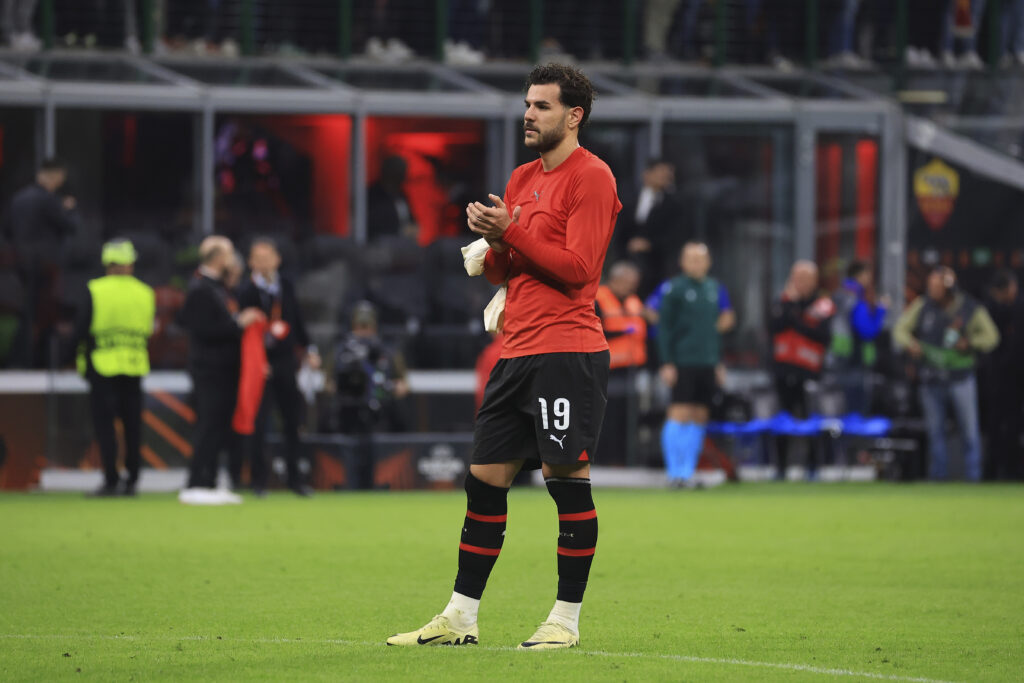 Theo Hernandez AC Milan Milan-Roma 0-1 Europa League 2023-2024