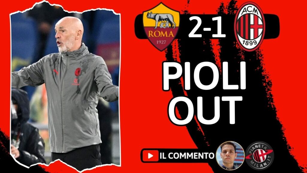 Pioli al capolinea. Roma-Milan 2-1. Umiliati senza vergogna (Getty Images)