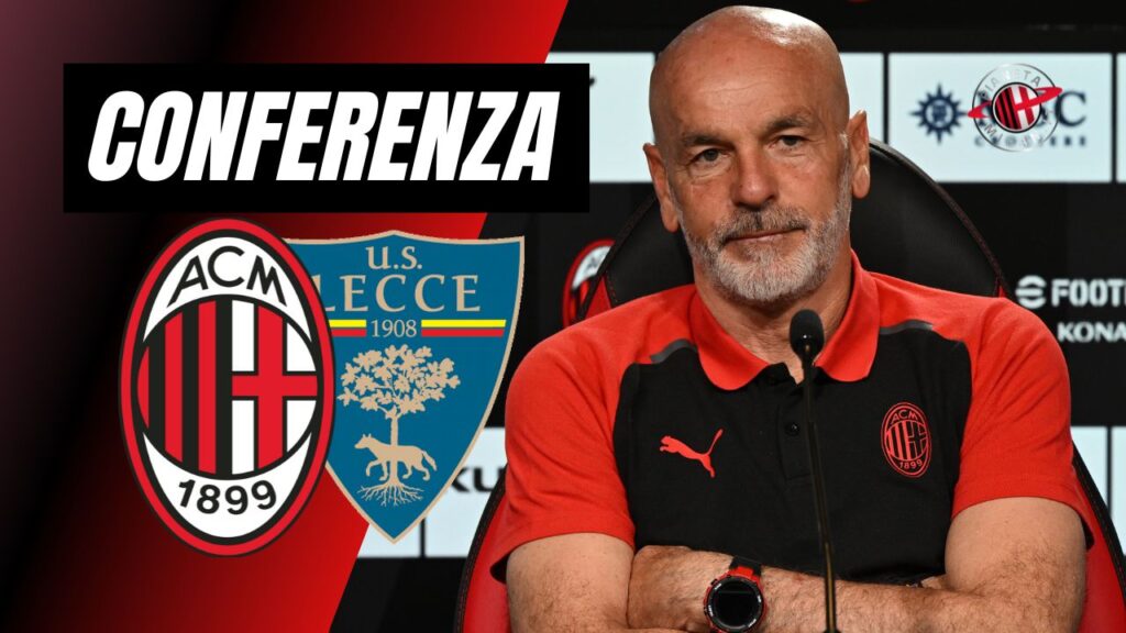 Conferenza stampa Stefano Pioli AC Milan Milan-Lecce Serie A 2023-2024