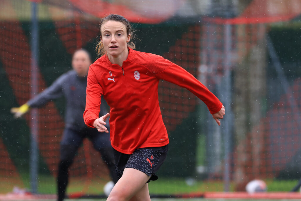 Christy Grimshaw, giocatrice del Milan Femminile