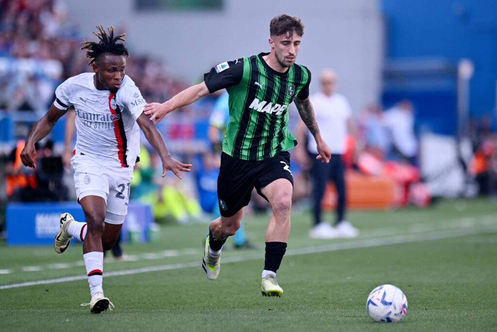 Samuel Chukwueze AC Milan Sassuolo-Milan 3-3 Serie A 2023-2024