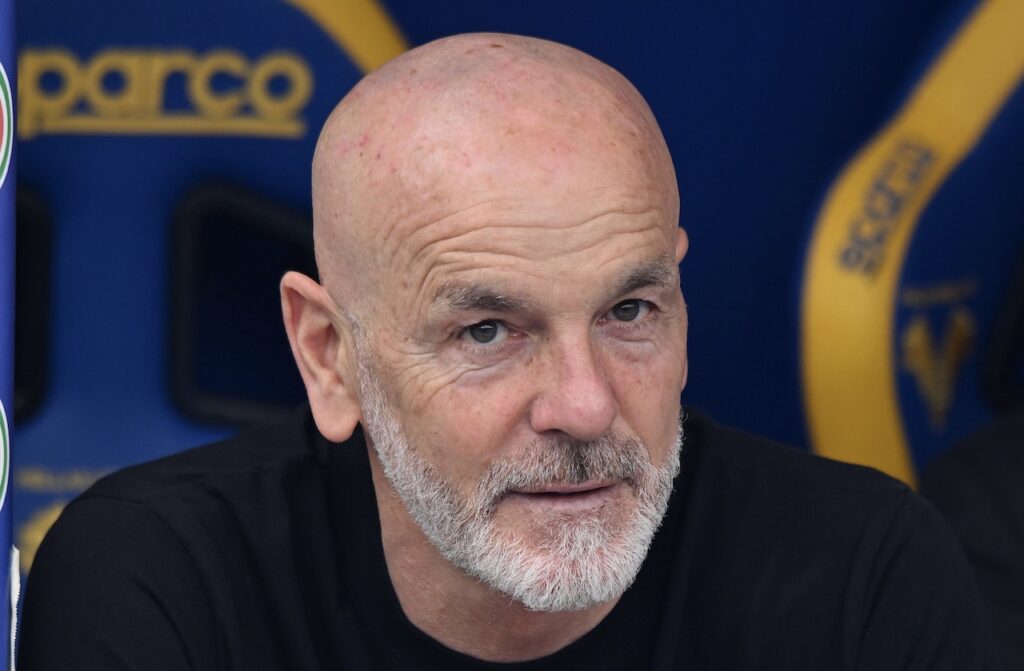 Stefano Pioli AC Milan Verona-Milan 1-3 Serie A 2023-2024