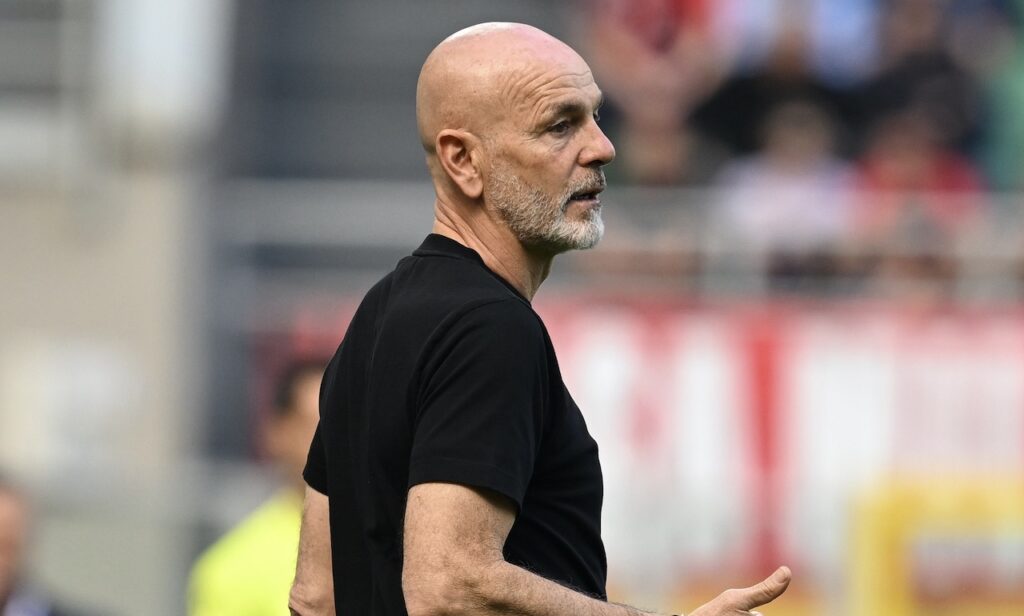Stefano Pioli AC Milan Milan-Lecce 3-0 Serie A 2023-2024