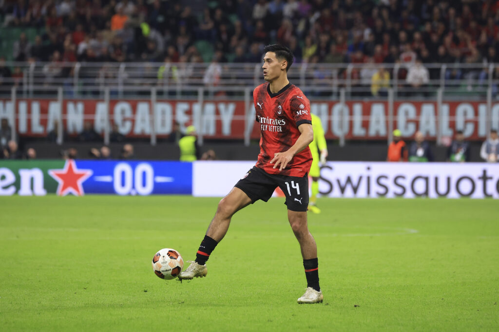 Tijjani Reijnders AC Milan Milan-Roma 0-1 Europa League 2023-2024