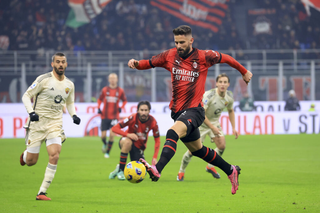 Olivier Giroud AC Milan Milan-Roma 3-1 Serie A 2023-2024