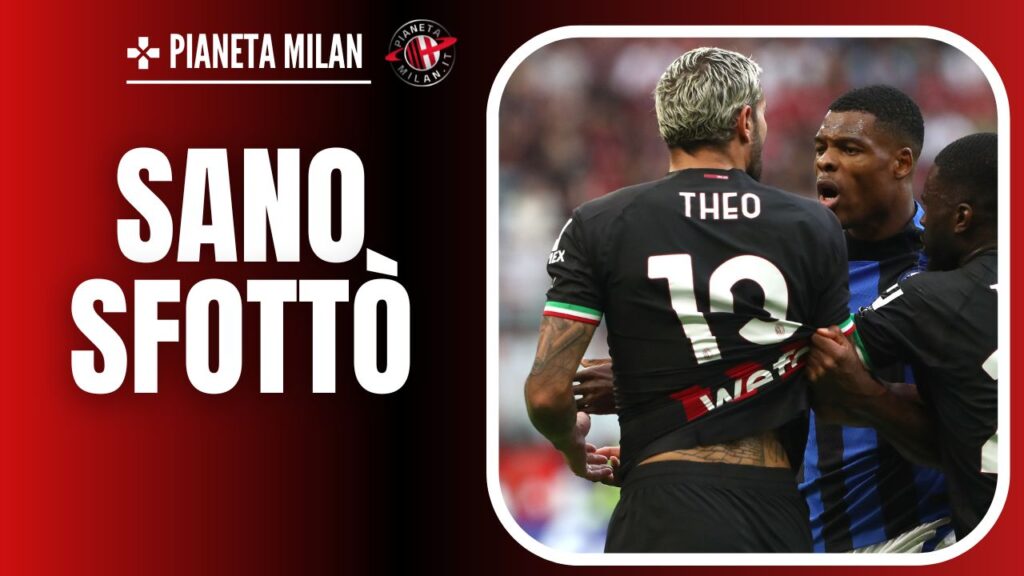 Denzel Dumfries Theo Hernandez AC Milan Inter