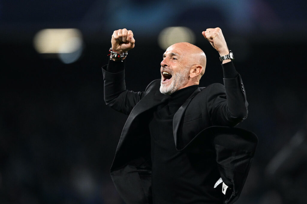 Stefano Pioli AC Milan Napoli-Milan 1-1 Champions League 2022-2023