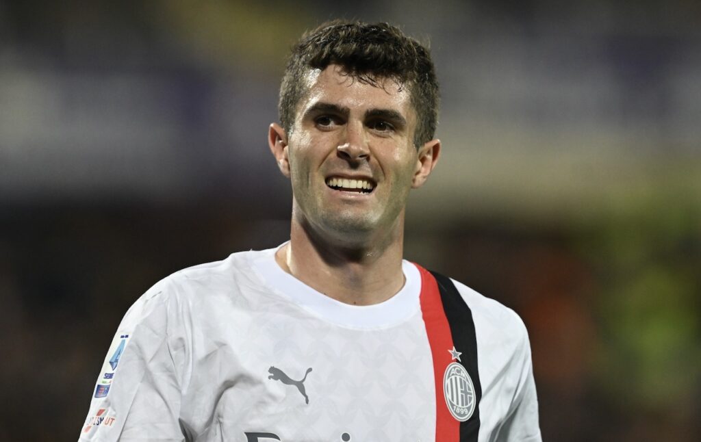 Christian Pulisic AC Milan Fiorentina-Milan 1-2 Serie A 2023-2024