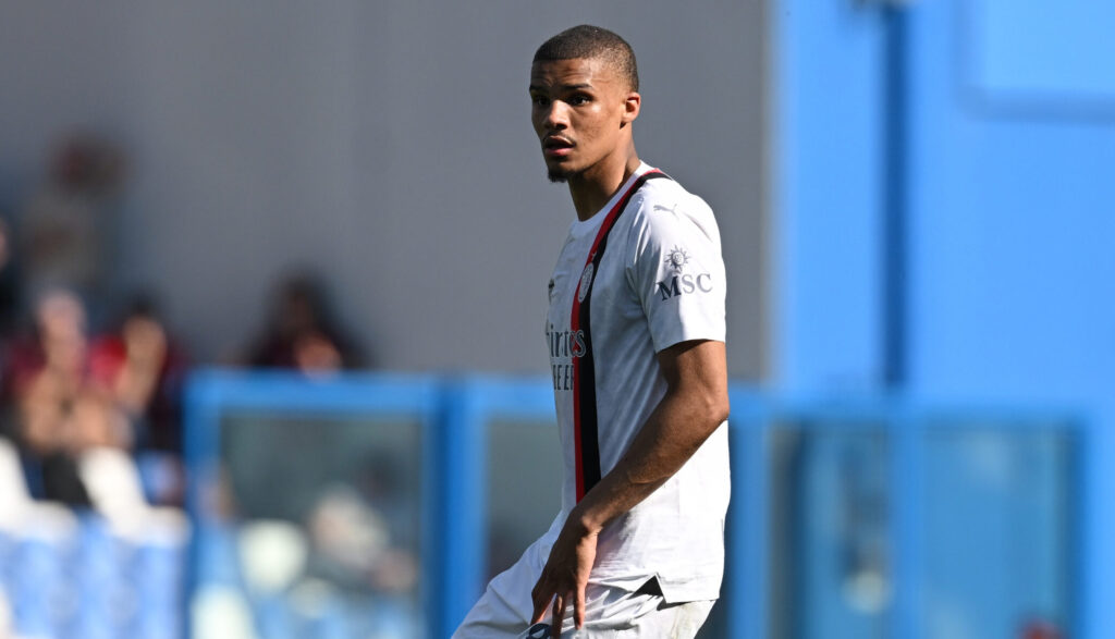Malick Thiaw AC Milan Sassuolo-Milan 3-3 Serie A 2023-2024