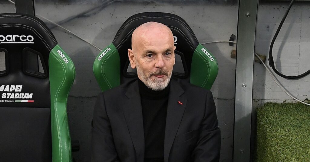 Stefano Pioli AC Milan Sassuolo-Milan 1-2 (Serie A 2020-2021)