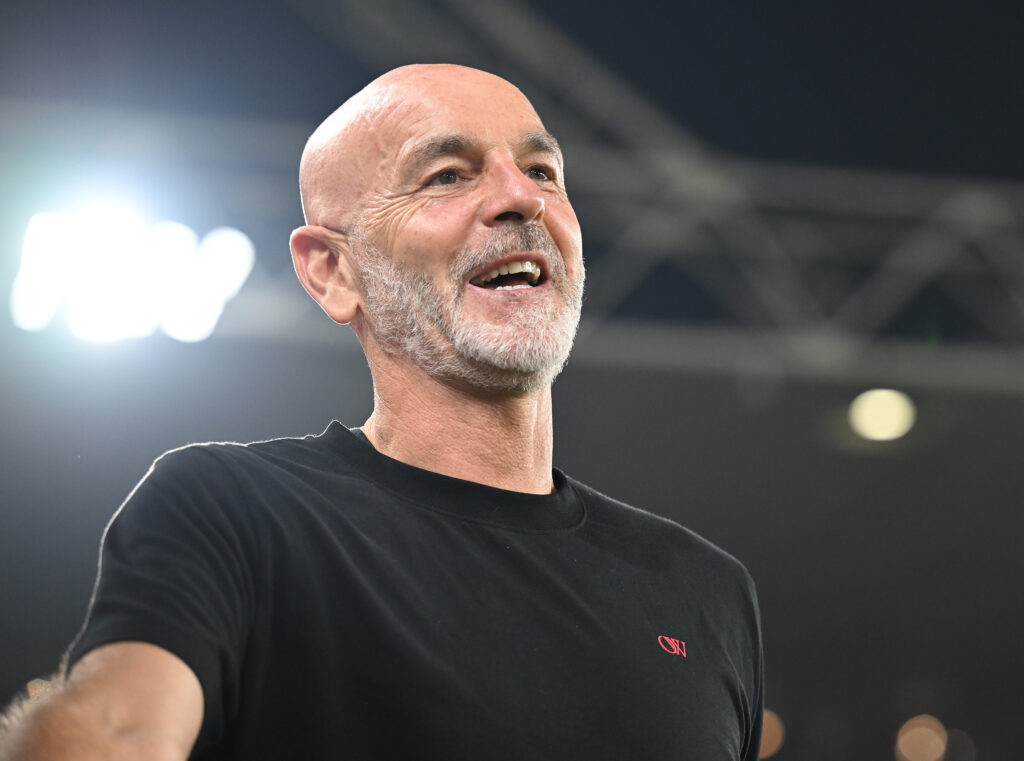 Stefano Pioli AC Milan Genoa-Milan 0-1 Serie A 2023-2024