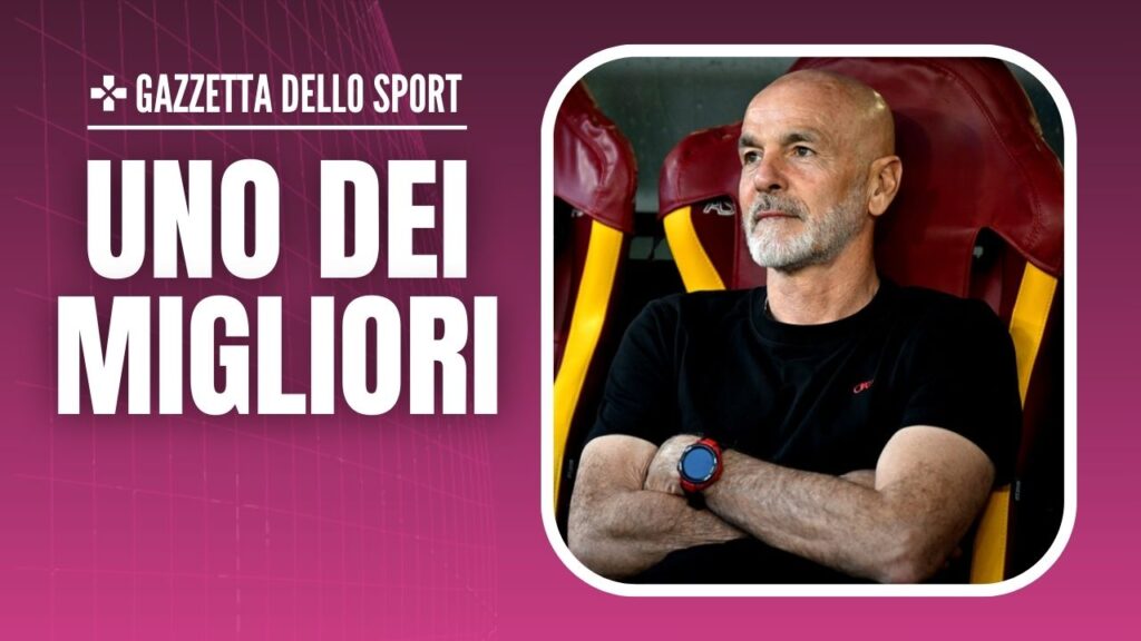 Stefano Pioli AC Milan Roma-Milan 2-1 Europa League 2023-2024