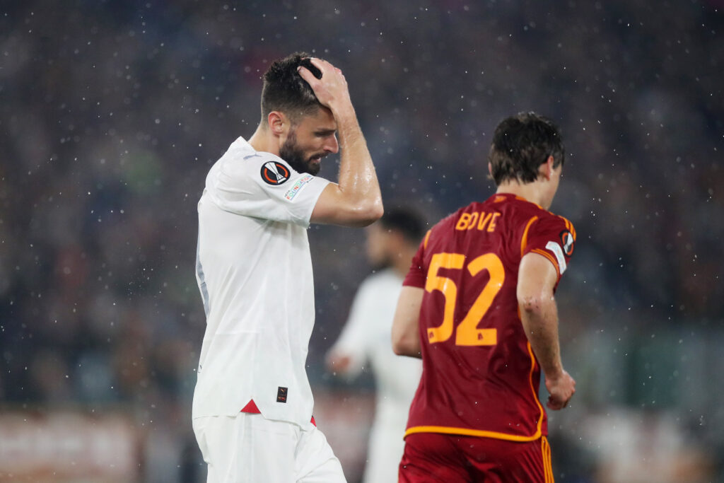 Olivier Giroud, attaccante del Milan