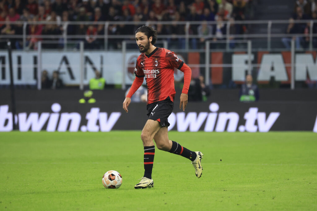 Yacine Adli AC Milan Milan-Roma 0-1 Europa League 2023-2024