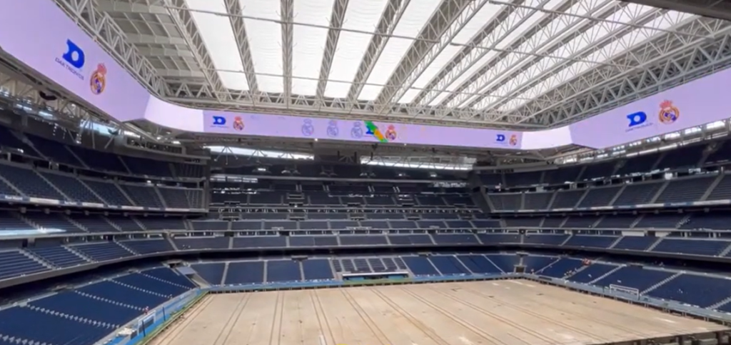 Nuovo Santiago Bernabeu, incredibile maxischermo a 360 gradi | VIDEO (Gazzetta.it)
