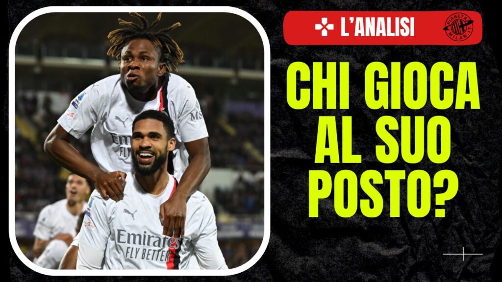 esultanza gol Ruben Loftus-Cheek AC Milan Fiorentina-Milan 1-2 Serie A 2023-2024