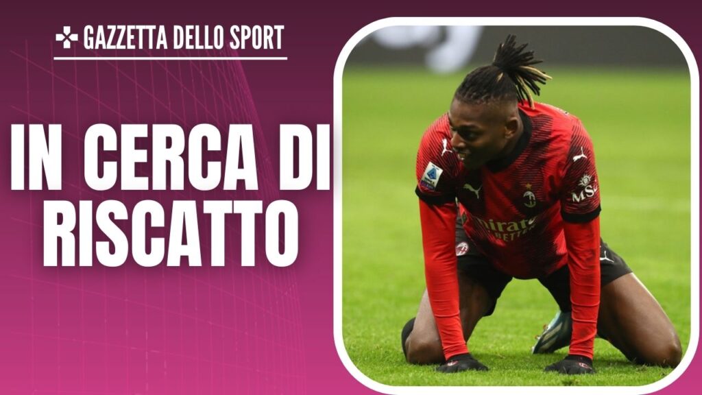 Rafael Leao AC Milan Milan-Sassuolo 1-0 Serie A 2023-2024