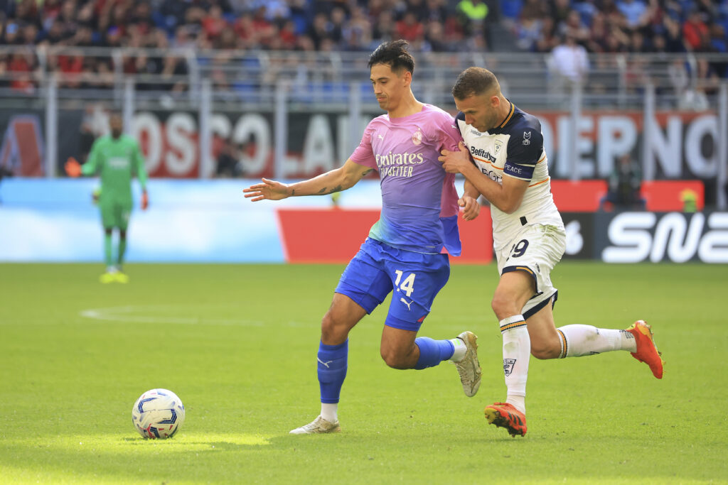 Tijjani Reijnders AC Milan Milan-Lecce 3-0 Serie A 2023-2024