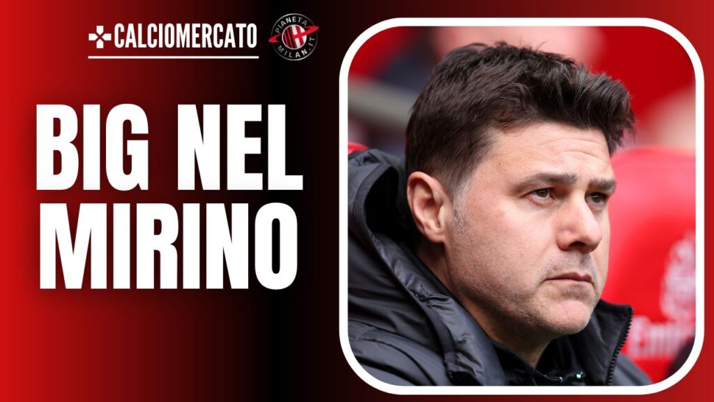 Mauricio Pochettino, allenatore del Chelsea, che ha messo nel mirino Mike Maignan del Milan