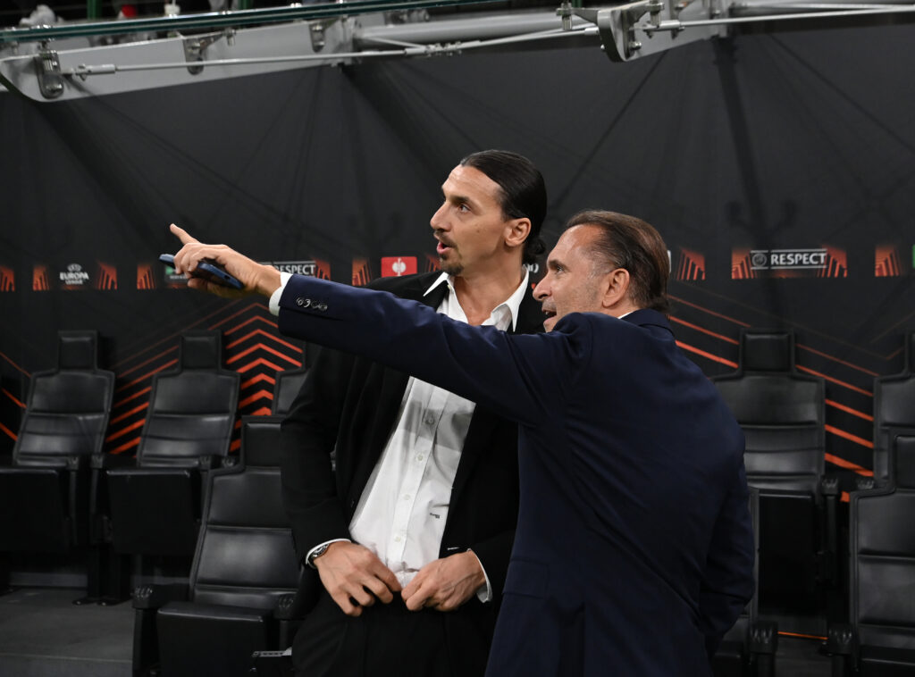 Milan-Roma Europa League 2023-2024 Ibrahimovic Cardinale RedBird