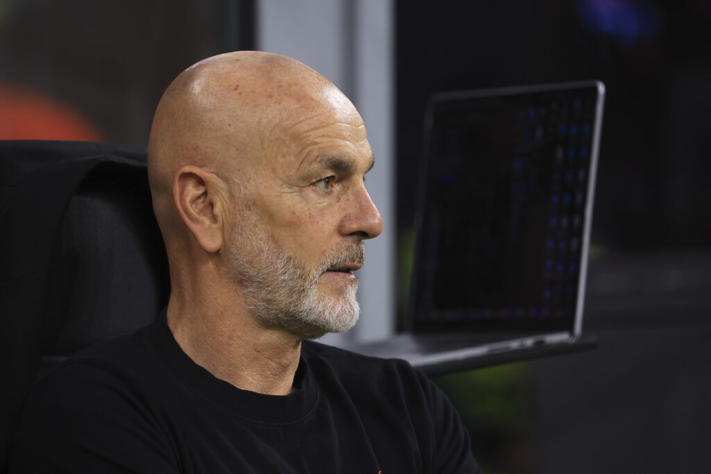 Stefano Pioli AC Milan Milan-Roma 0-1 Europa League 2023-2024