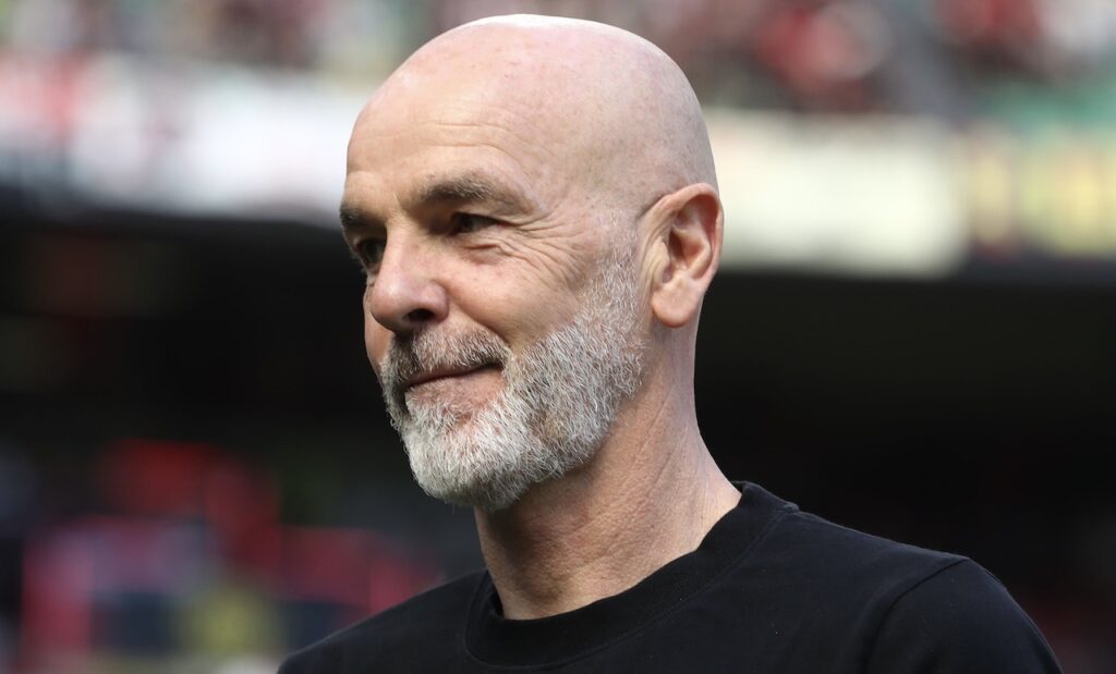 Stefano Pioli AC Milan Milan-Lecce 3-0 Serie A 2023-2024