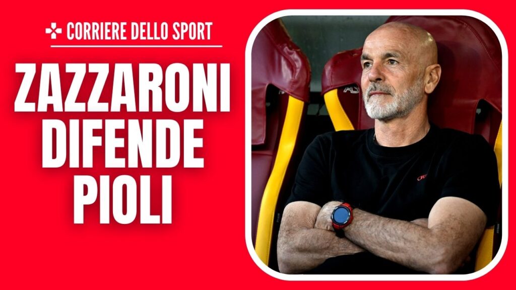Stefano Pioli AC Milan Roma-Milan 2-1 Europa League 2023-2024
