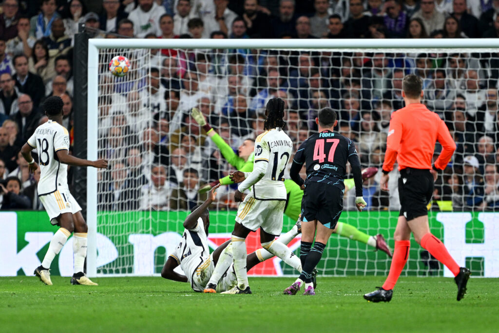 gol Phil Foden Real Madrid-Manchester City 3-3 Champions League 2023-2024