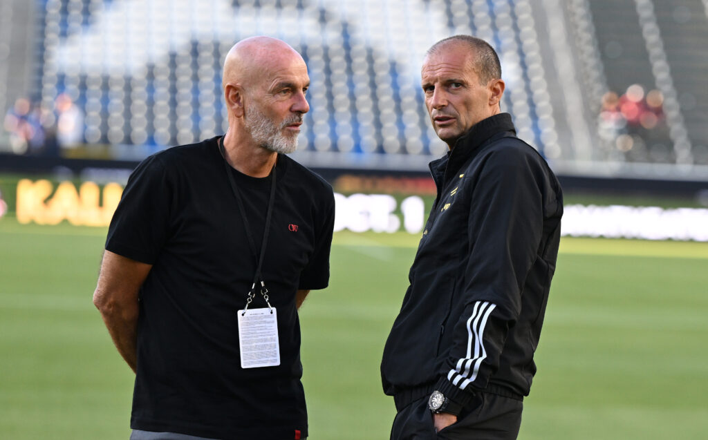 Pioli Allegri Milan-Juventus 2-0 Serie A 2022-2023