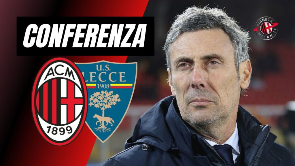 Conferenza stampa Luca Gotti Milan-Lecce Serie A 2023-2024