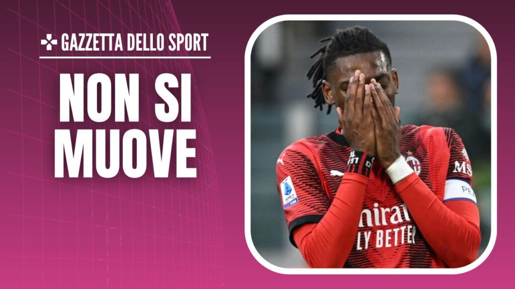 Juventus-Milan 0-0 Serie A 2023-2024 Rafael Leao