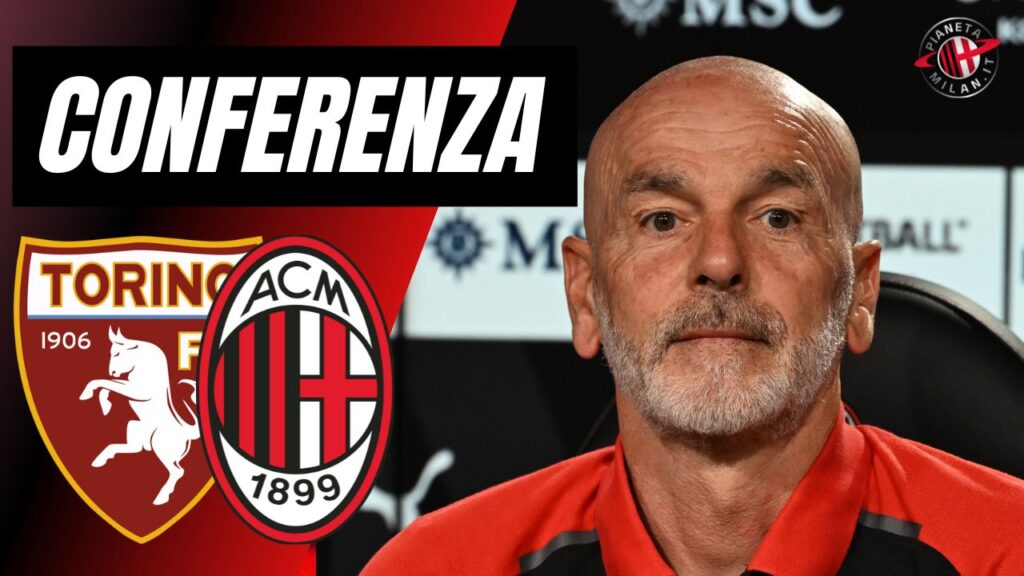 Torino-Milan Serie A 2023-2024 conferenza stampa Stefano Pioli