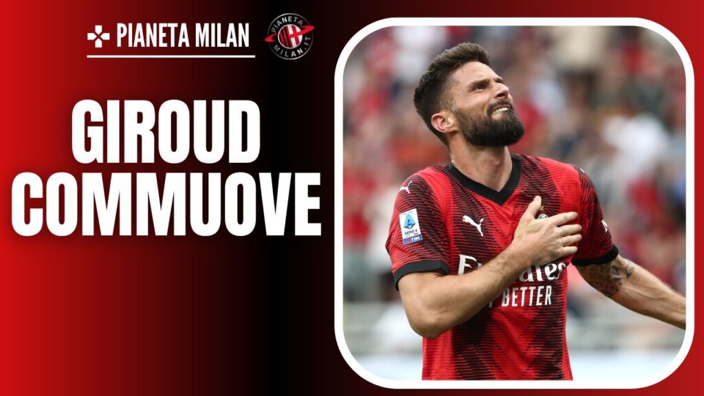 Olivier Giroud AC Milan Milan-Cagliari 5-1 Serie A 2023-2024