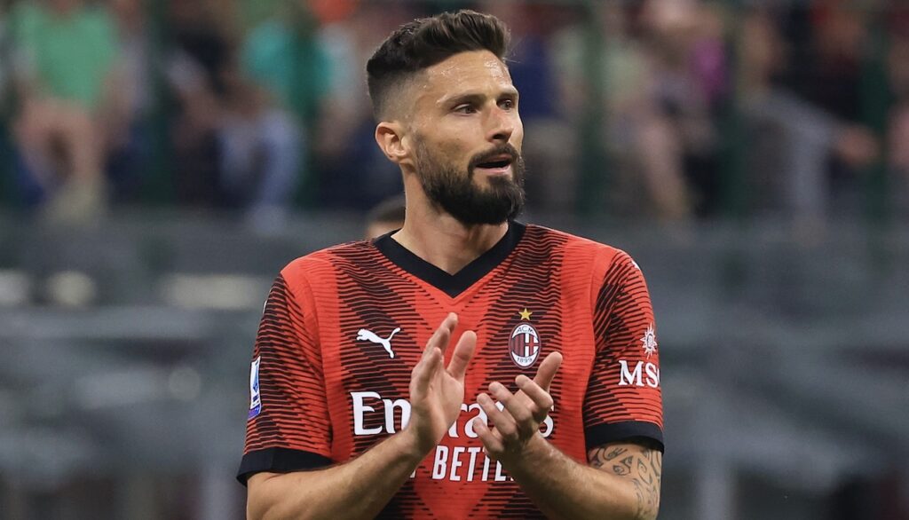 Olivier Giroud AC Milan Milan-Cagliari 5-1 Serie A 2023-2024