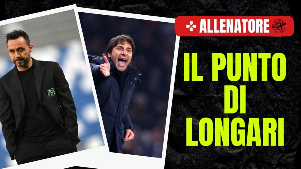 Panchina AC Milan Pioli Conte De Zerbi Calciomercato Milan De Zerbi