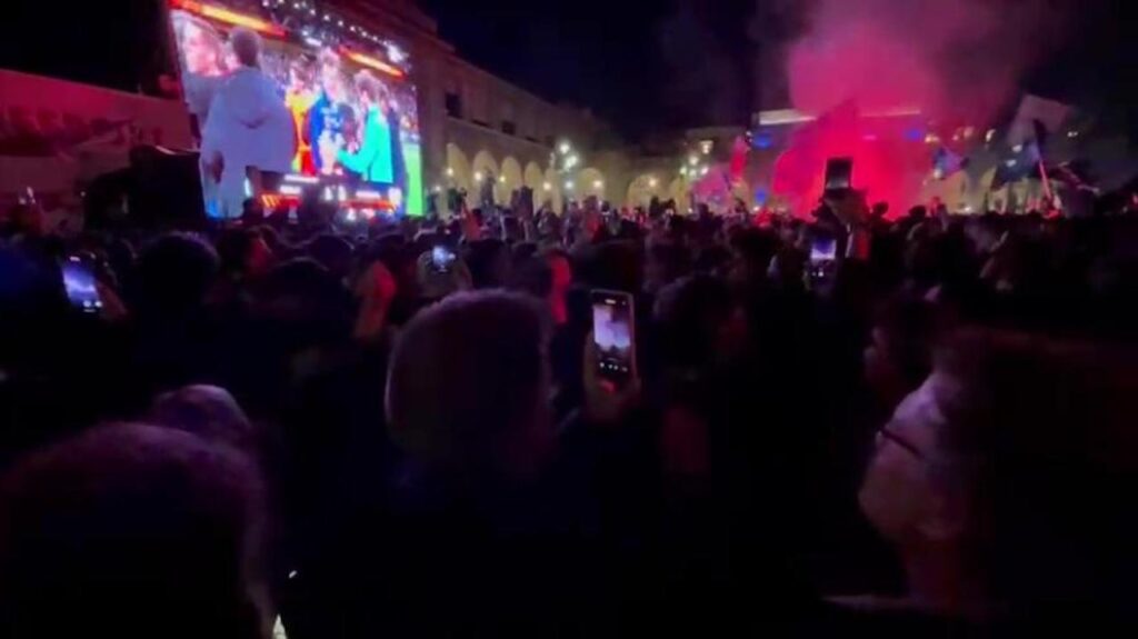 Europa League Atalanta festa Bergamo
