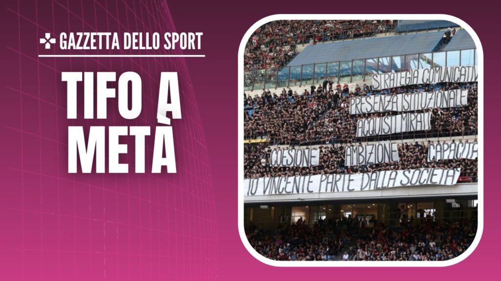 Milan-Salernitana Serie A 2023-2024 Curva Sud tifosi