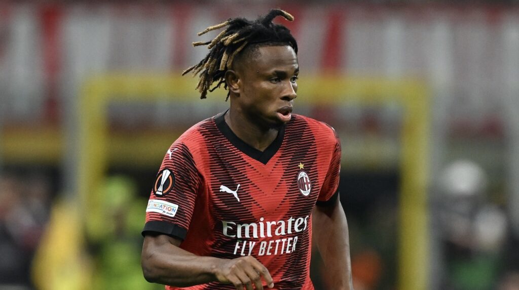 Samuel Chukwueze AC Milan Milan-Roma 0-1 Europa League 2023-2024