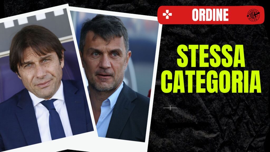 Antonio Conte e Paolo Maldini AC Milan