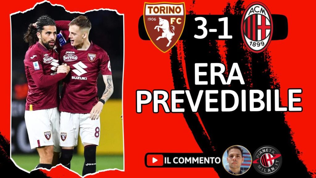 CIABATTE E TELO MARE. TORINO-MILAN 3-1: CHE VI ASPETTAVATE?