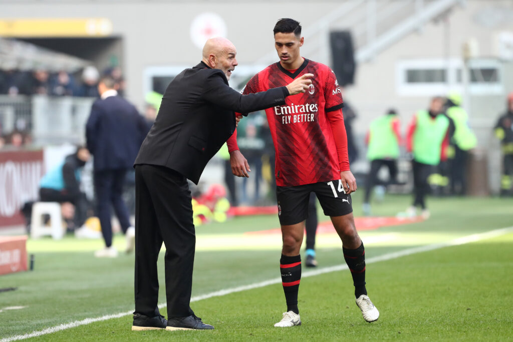 Tijjani Reijnders, Stefano Pioli - AC Milan