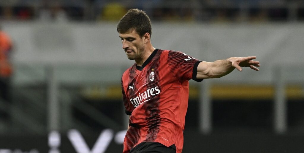 Matteo Gabbia AC Milan Milan-Cagliari 5-1 Serie A 2023-2024