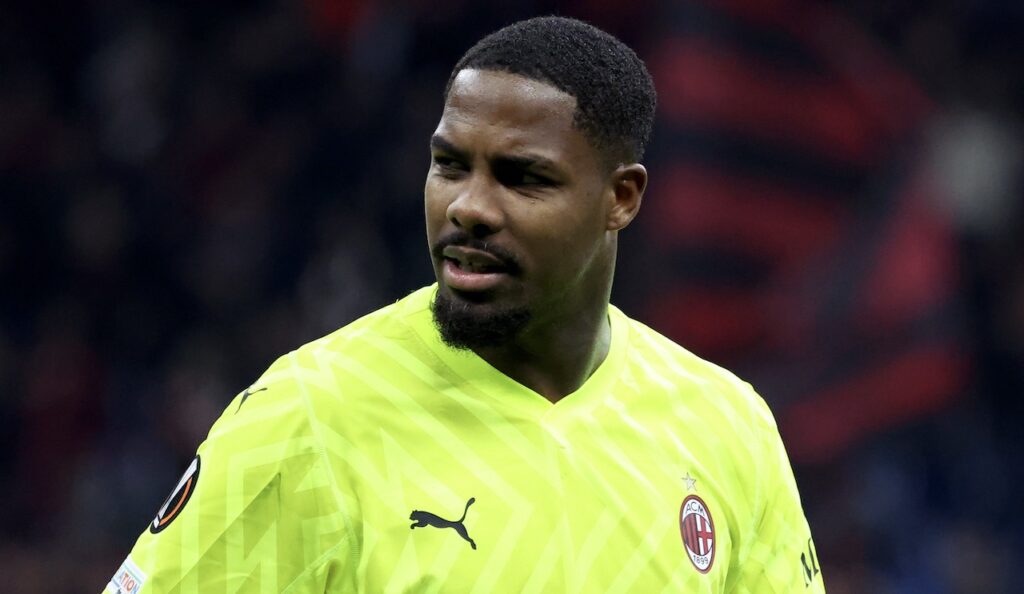 Mike Maignan AC Milan Milan-Roma 0-1 Europa League 2023-2024