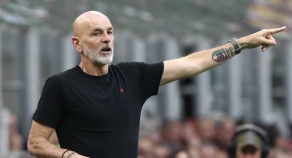 Stefano Pioli AC Milan Milan-Genoa 3-3 Serie A 2023-2024